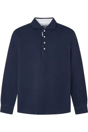 Hackett Herren Cutaway LS Polo, , XL