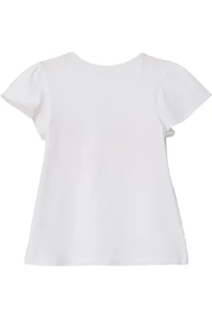 QS by s.Oliver Mädchen 2130401 T-Shirt mit Pailletten, , 116-122
