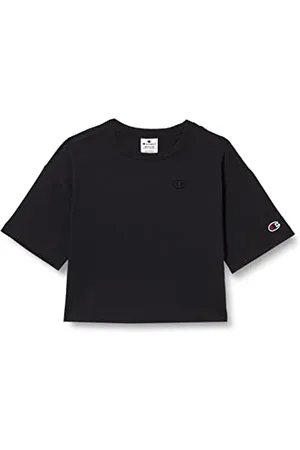 Champion Mädchen Rochester 1919- Logo Oversized Crewneck S-s T-Shirt, , 7-8 Jahre