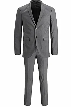 JACK & JONES Herren jprfranco suite noos Anzug, Light Grey Melange, 46 EU