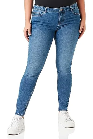 Pieces® Damen Pcpeggy Lw Skinny ANK Mb Jeans Noos Cp, , S / 30L
