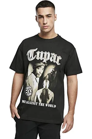 Mister Tee Herren Tupac MATW Sepia Oversize Tee XL Black