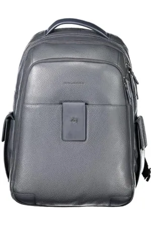 Piquadro Ili Rucksack aus Leder mit Außentaschen, , M, Business