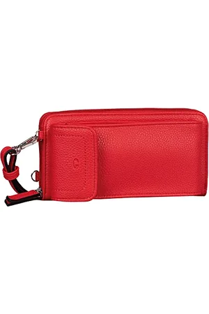 TOM TAILOR ELA, Damen, Reißverschluss Geldbörse, XL, Red