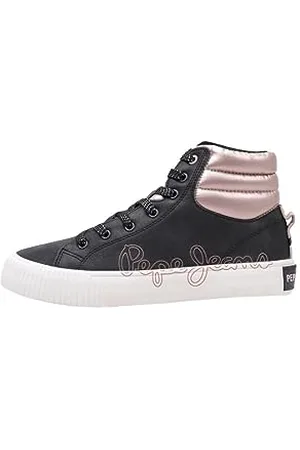 Pepe Jeans Ottis Padded Sneaker, Black (Black), 39 EU