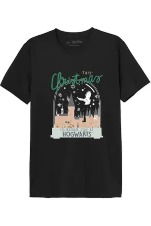 Harry Potter Herren Mehapomts412 T-Shirt, Schwarz, XL