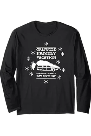 Warner Bros. Christmas Vacation Burn Some Rubber Weihnachten Langarmshirt