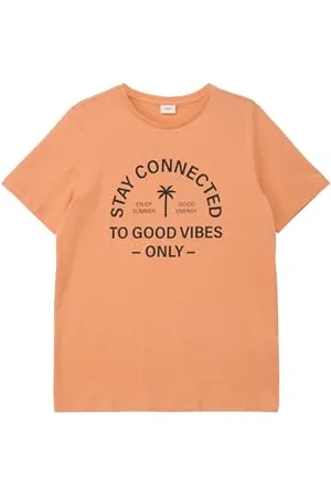 QS by s.Oliver Jungen 2143131 T-Shirt mit Frontprint, 2110, 176