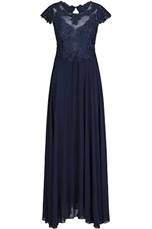 Apart Damen Apart Abendkleid aus Mesh, Spitze und Chiffon Special Occasion Dress, , XXL EU