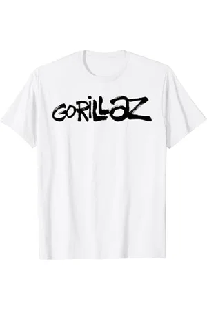 Gorillaz Black Paint Brush Logo T-Shirt