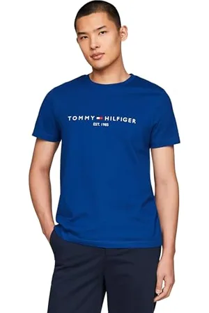 Tommy Hilfiger Herren T-Shirt Kurzarm Slim Fit, , XS