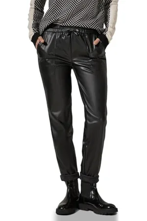 CECIL Damen B378406 Style Tracey PU, Black, L