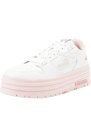 Moschino Damen Sneaker, Bianco, 41 EU