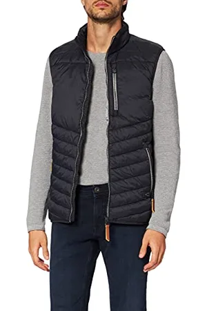 Camel Active Herren Weste-stepp Sportweste, Blau ( 46), 54