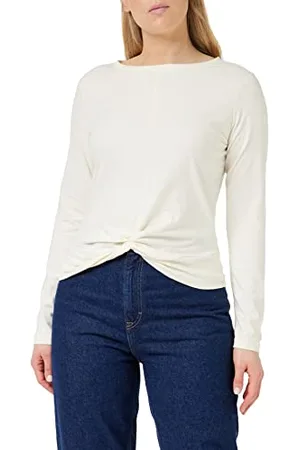Mustang Damen Style Alexia C Knot T-Shirt Westlich, , XS