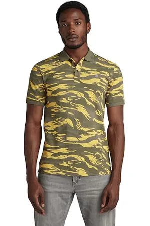 G-Star RAW Herren Dunda Slim Allover Poloshirt, , S