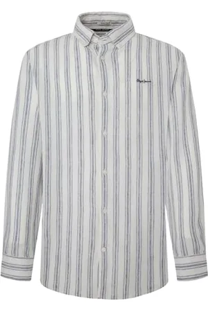 Pepe Jeans Herren Prixton Hemd, Weiß (White), L