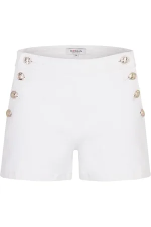 Morgan Enganliegende Shorts Knöpfen 34