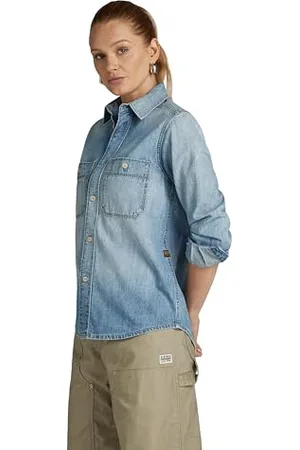 G-Star RAW Damen Regular Denim Hemd, , XXS