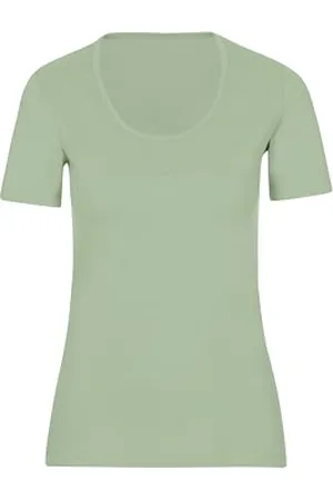 Trigema Damen 502211 T-Shirt, Grüner Tee, Small