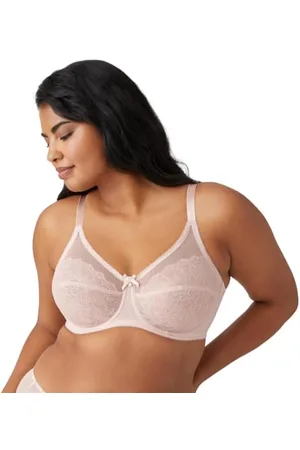 Wacoal Damen Retro Chic Full Figure Seamed Unlined Underwire Bra BH mit voller Abdeckung, Durchsichtig, , 95H