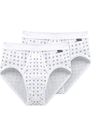 Schiesser Herren 2 Pack Sportslip Mit Eingriff - Essentials Slip, , M EU