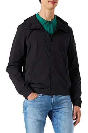 Pierre Cardin Herren Hood Jacket Kapuzenblouson, Black/New Black, 50