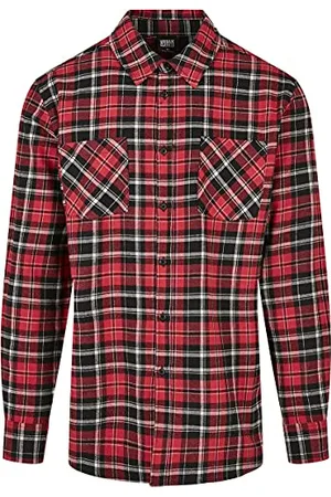Urban classics Herren Checked Roots Shirt, , L EU