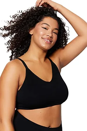 Trendyol Damen Women Bra Plus Size BH, Blickdicht, Black, XXXXXL