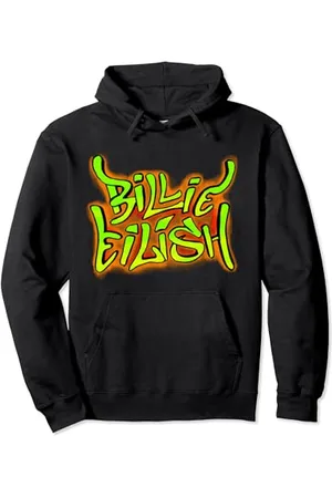 Billie Eilish Official Graffiti Logo Pullover Hoodie