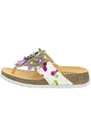 Think! Think Damen KOAK nachhaltige Zehentrenner, Matcha/Kombi 9010, 40 EU