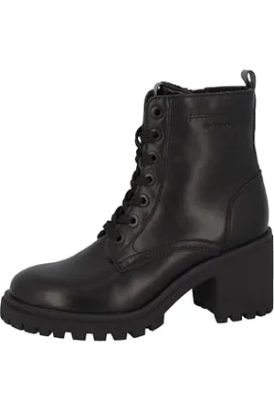 TOM TAILOR Damen 6390440007 Mode-Stiefel, Black, 38 EU