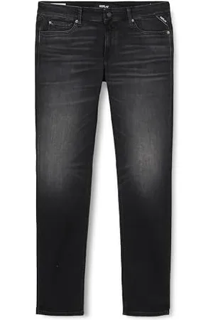 Replay Damen Jeans New Luz Skinny-Fit Bio, (Schwarz), 31W / 28L