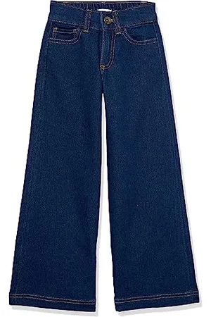 Amazon Mädchen Jeans mit Weitem Bein, , 6-7 Jahre