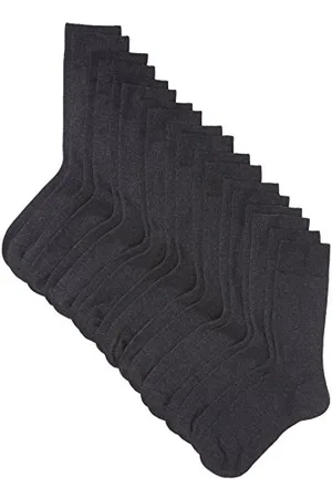 Camano Herren 3403 Ca-cotton sokker 9 par Socken, dunkelgrau, 43-46 EU