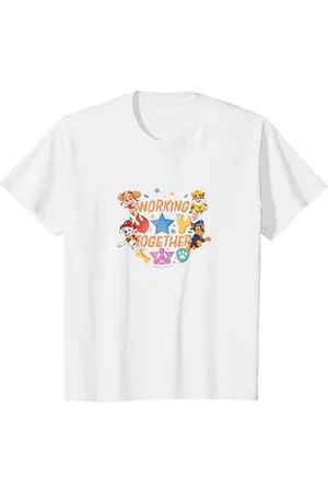 Paw Patrol Kinder Working Together Skye Rubble Marshall Chase T-Shirt