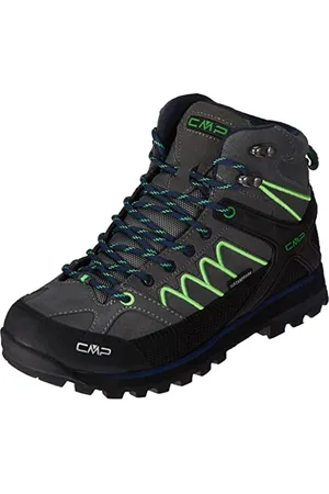CMP Herren Moon MID Shoe WP Trekking-Schuhe, Grey-Verde Fluo, 42 EU