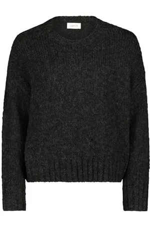 Cartoon Damen Basic-Pullover mit Rundhalsausschnitt Anthracite Melange,46