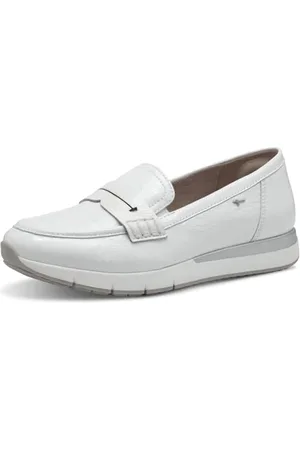 Tamaris Comfort Damen Slipper Elegant Bequem, Weiß , 40 EU