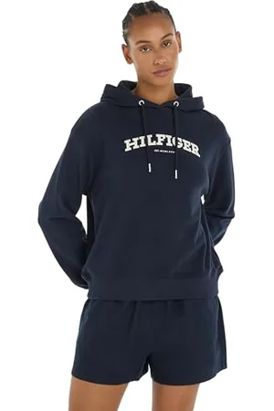 Tommy Hilfiger Damen Hoodie mit Kapuze, , XXS