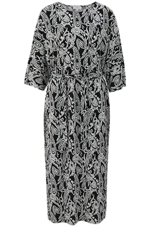 QS by s.Oliver Midi Kleid mit Plisseefalten