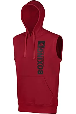 adidas Herren Community Vertical Hoody Sleeveless Boxing Kapuzenpullover ärmellos, , M