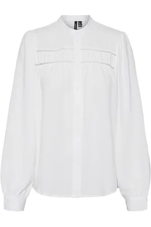 VERO MODA VMEMMA LS LACE Shirt WVN GA NOOS
