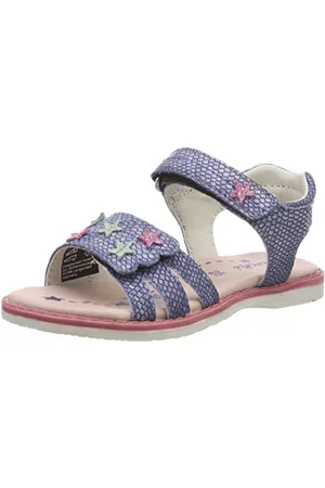 Lurchi Jungen Mädchen LULU Sandale, Blau (Blue 39), 25 EU