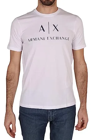 Armani Exchange Herren 8nztcj T-Shirt, Weiß, XXL