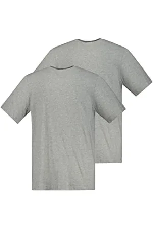 JP 1880 Herren große Größen Übergrößen Menswear L-8XL T-Shirts, Basic, 2er-Pack, Rundhals, bis 8XL XL 702637123-XL