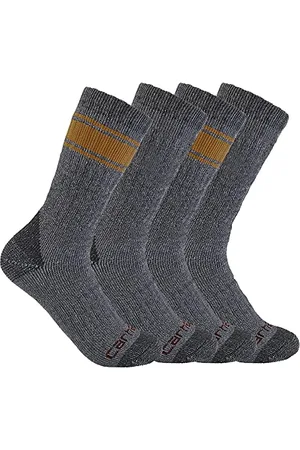 Carhartt Herren Heavyweight Crew 4 Pack Socken, , Large (4er Pack)