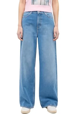 Mustang Damen Jeans Hose Style Luise Wide