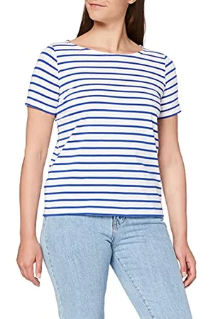 Armor.lux Damen Marinière hoëdic Héritage Femme T-Shirt, , 44 (Herstellergröße: 5)