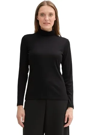 TOM TAILOR Damen Longsleeve mit Rollkragen, , L